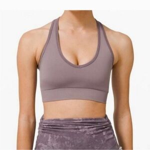 Lululemon Ebb to Street Racerback Bra Lunar Rock Size 8